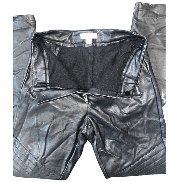 Topshop - Leather Moto Pants Leggings NWOT - Picture 6 of 13